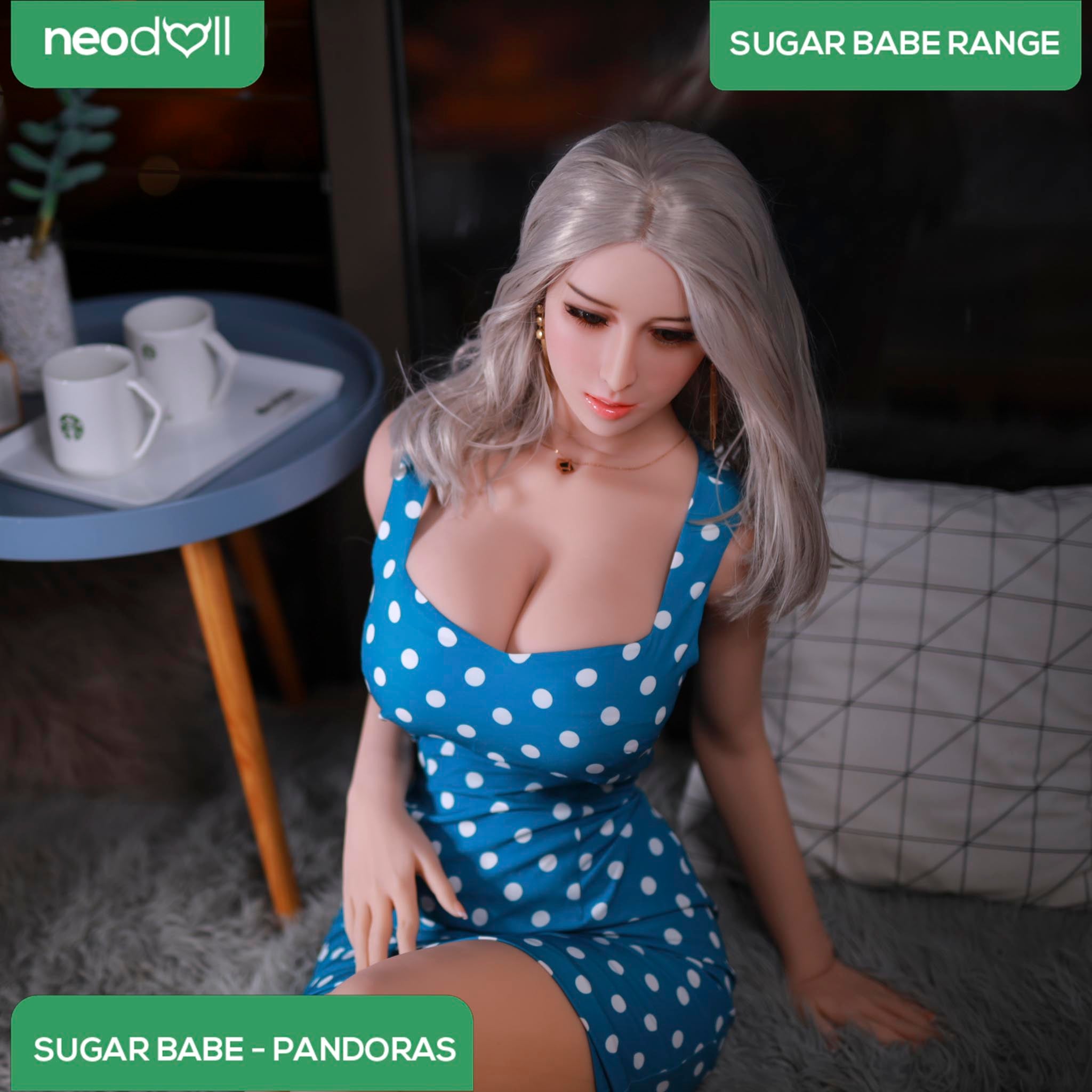 Neodoll Sugar Babe - Pandoras - Poupée de Sexe Réaliste - 170cm - Gel Sein - Utérus - Naturel
