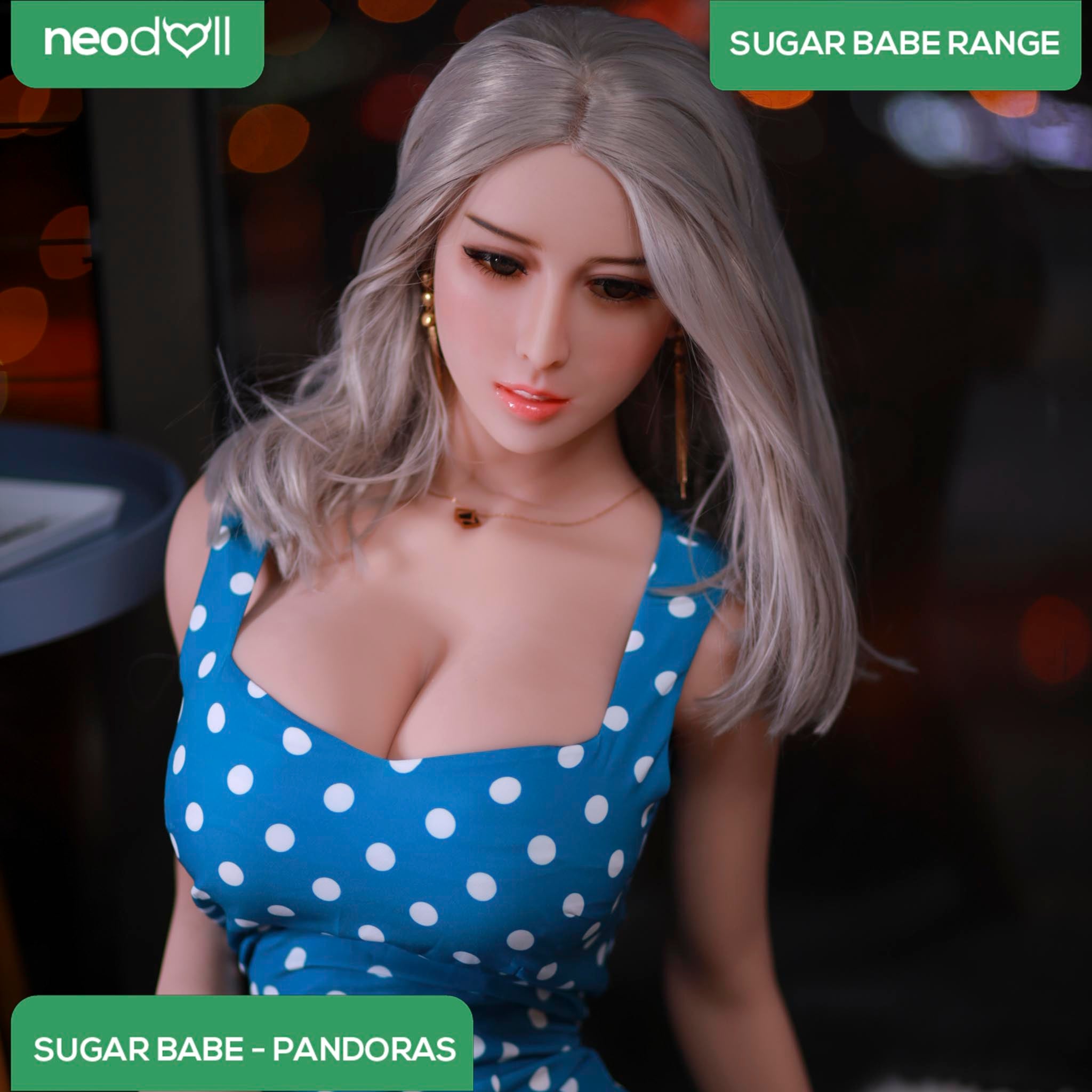 Neodoll Sugar Babe - Pandoras - Poupée de Sexe Réaliste - 170cm - Gel Sein - Utérus - Naturel