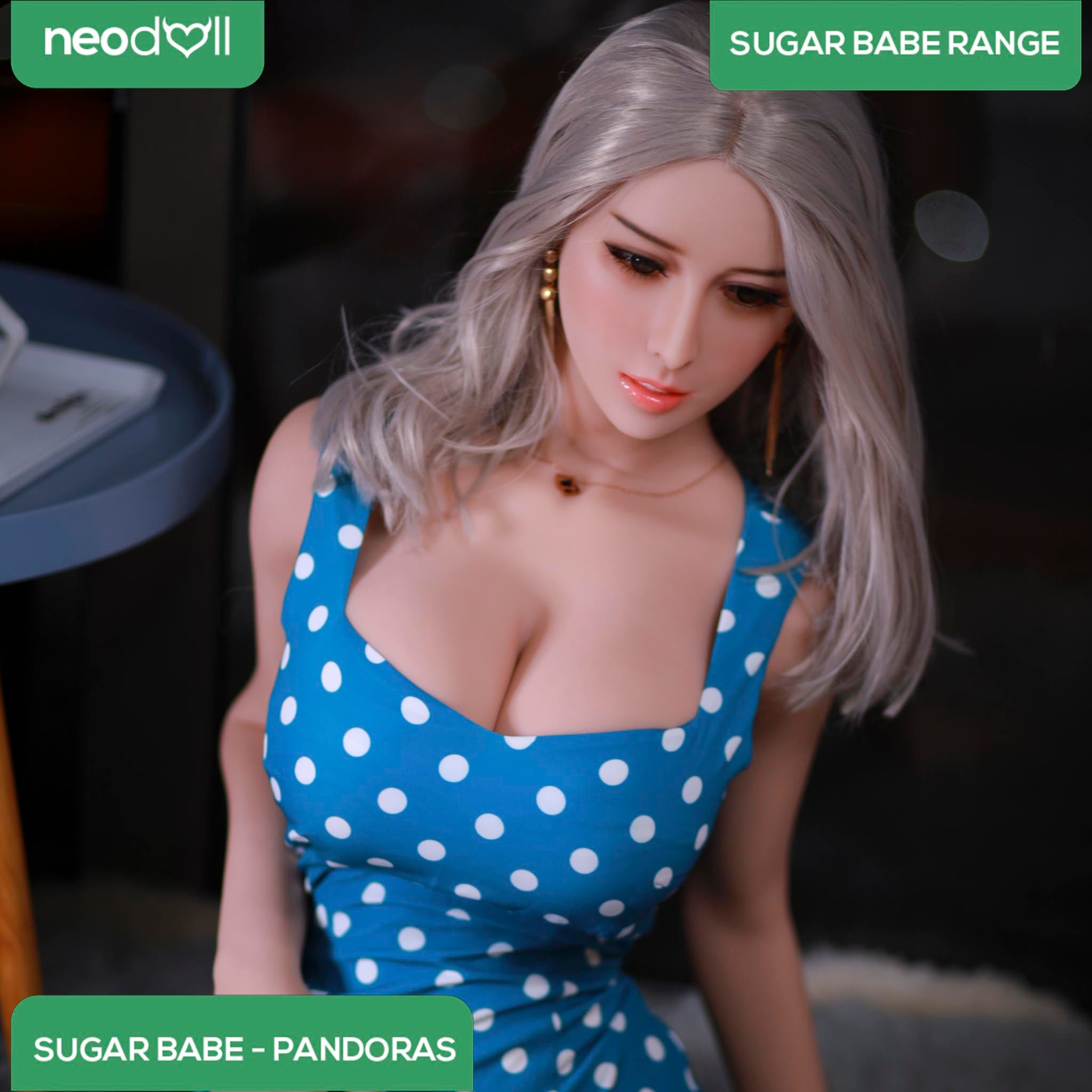 Neodoll Sugar Babe - Pandoras - Poupée de Sexe Réaliste - 170cm - Gel Sein - Utérus - Naturel