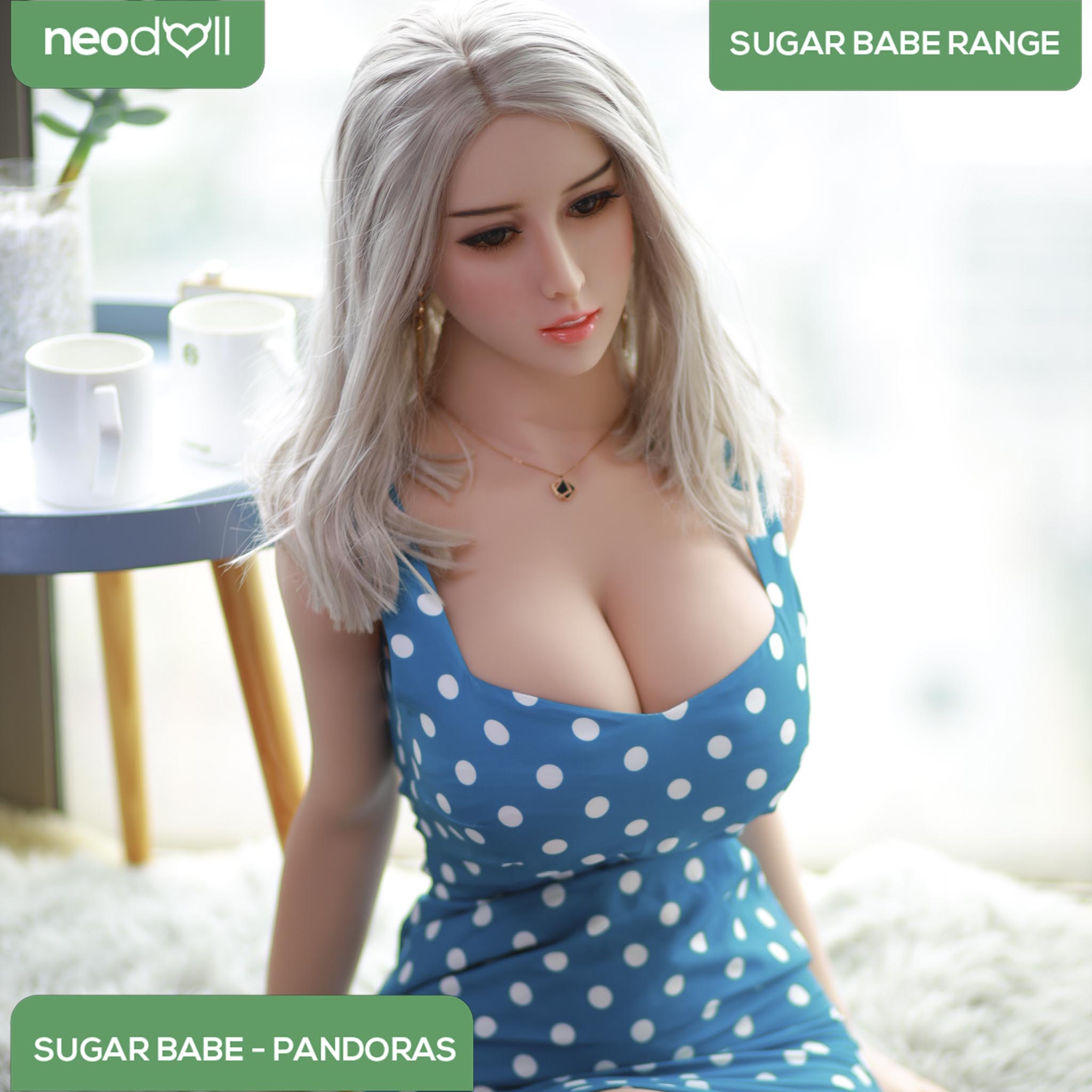 Neodoll Sugar Babe - Pandoras - Poupée de Sexe Réaliste - 170cm - Gel Sein - Utérus - Naturel