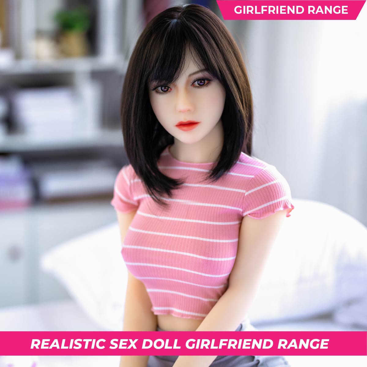 Neodoll Girlfriend Renee - Poupée de Sexe Hybride en TPE Silicone - 150cm - Naturel