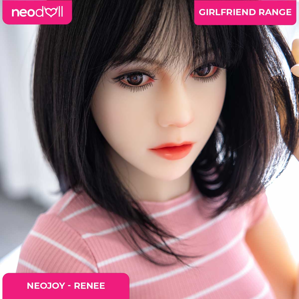 Neodoll Girlfriend Renee - Poupée de Sexe Hybride en TPE Silicone - 150cm - Naturel