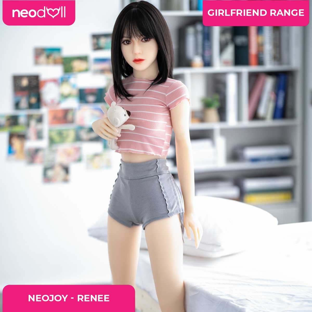 Neodoll Girlfriend Renee - Poupée de Sexe Hybride en TPE Silicone - 150cm - Naturel