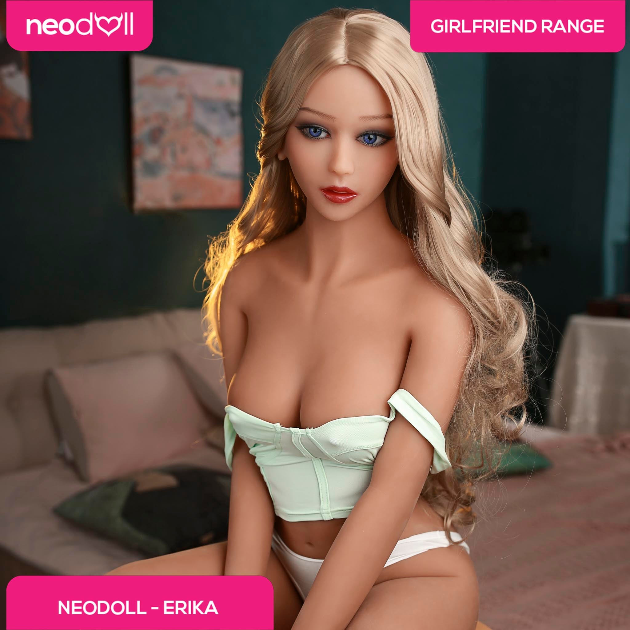 Neodoll Girlfriend Erika - Poupée de Sexe Réaliste - 158cm - Bronzer