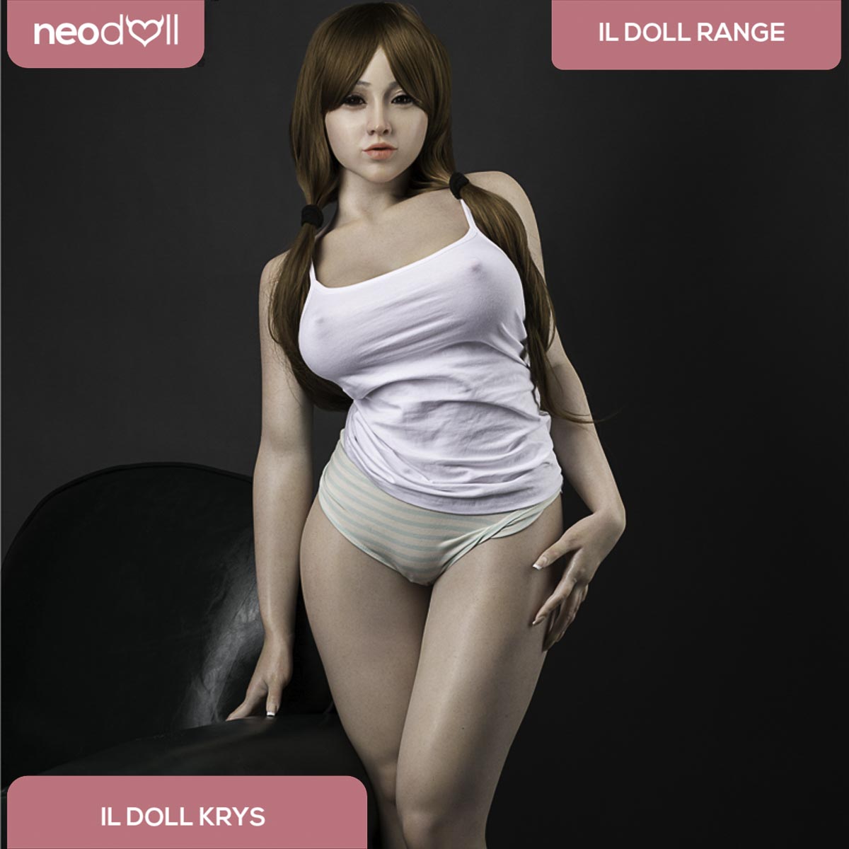 IL Doll - Krys - Poupée de Sexe Hybride en TPE Silicone - 151cm - Naturel