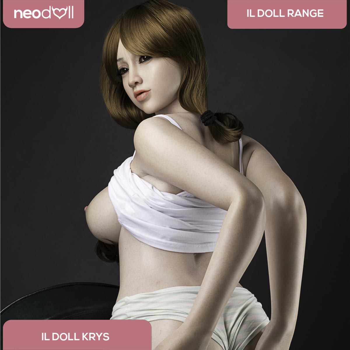 IL Doll - Krys - Poupée de Sexe Hybride en TPE Silicone - 151cm - Naturel