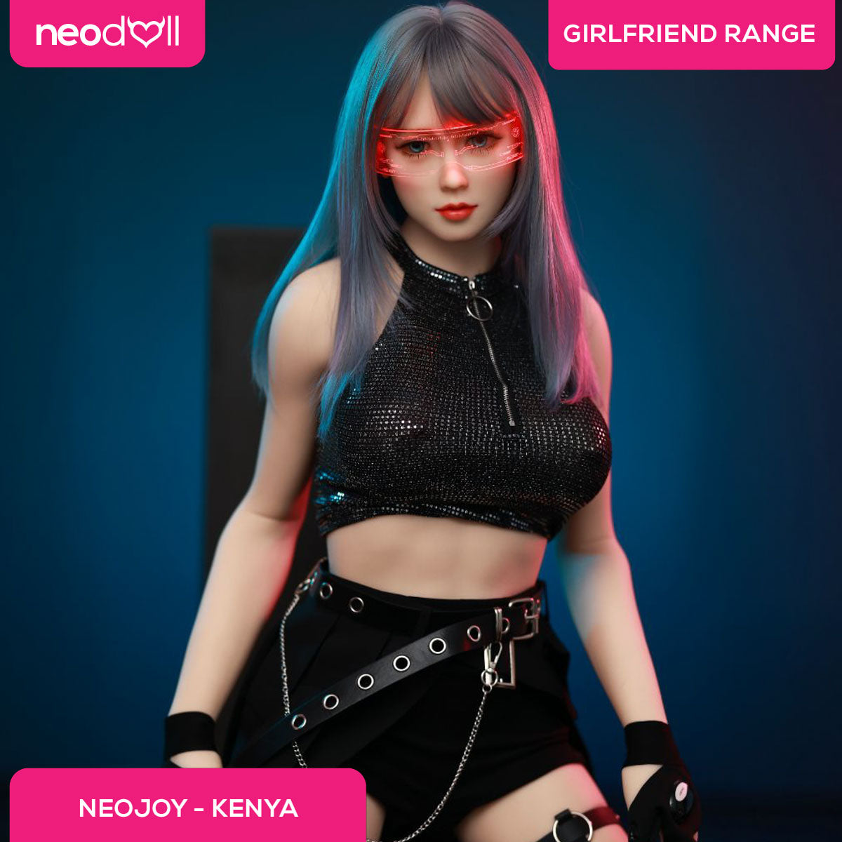 Neodoll Girlfriend Kenya - Poupée de Sexe Réaliste - 165cm - Naturel
