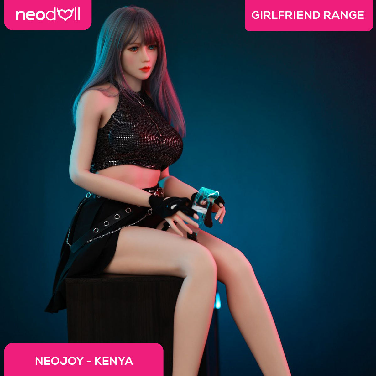 Neodoll Girlfriend Kenya - Poupée de Sexe Réaliste - 165cm - Naturel