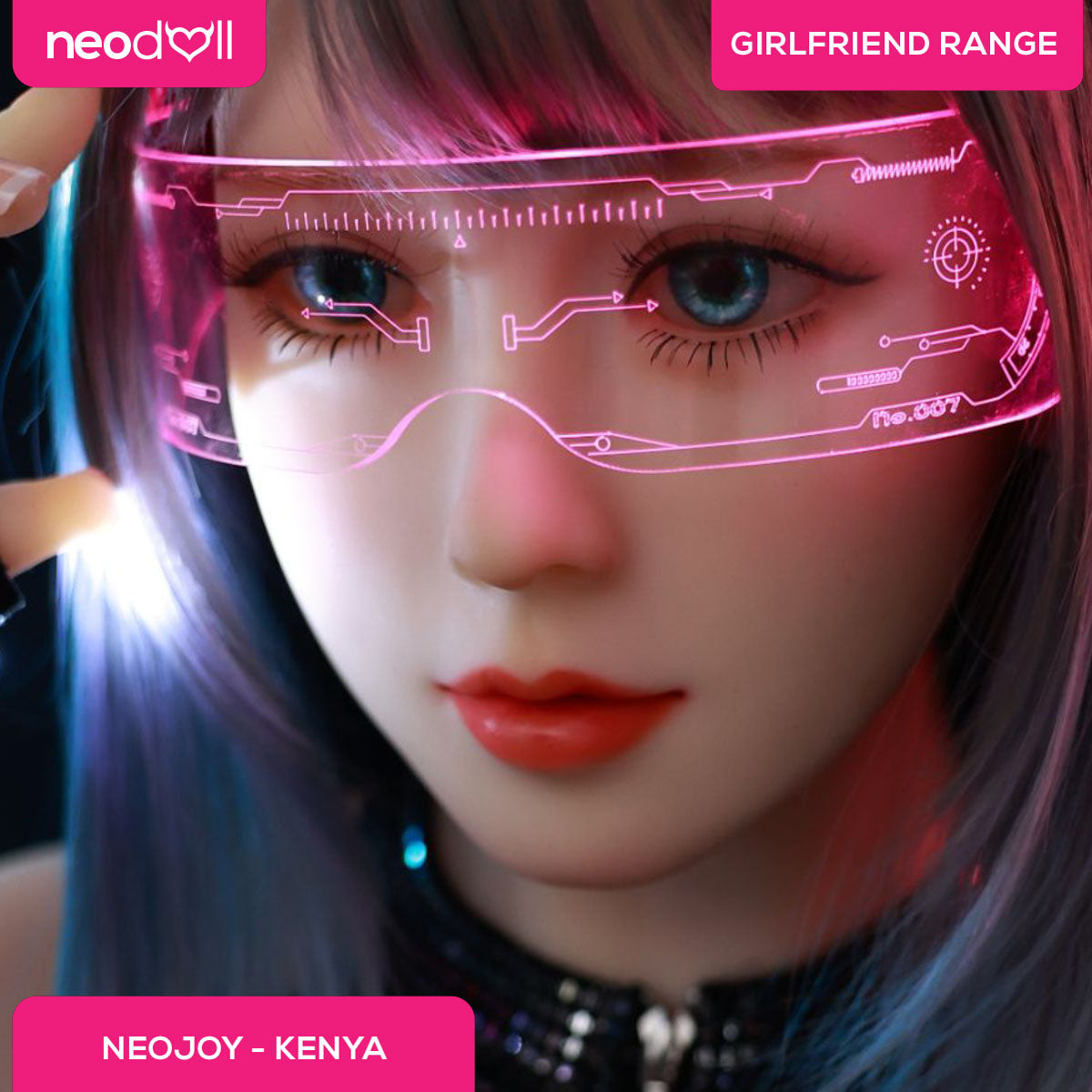 Neodoll Girlfriend Kenya - Poupée de Sexe Réaliste - 165cm - Naturel