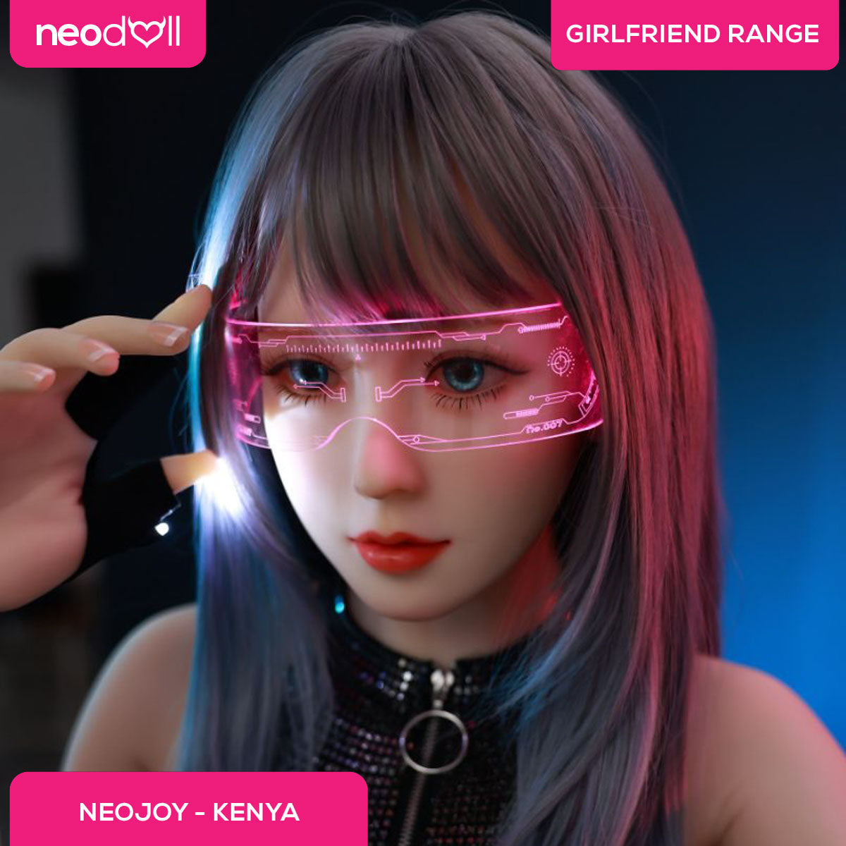 Neodoll Girlfriend Kenya - Poupée de Sexe Réaliste - 165cm - Naturel
