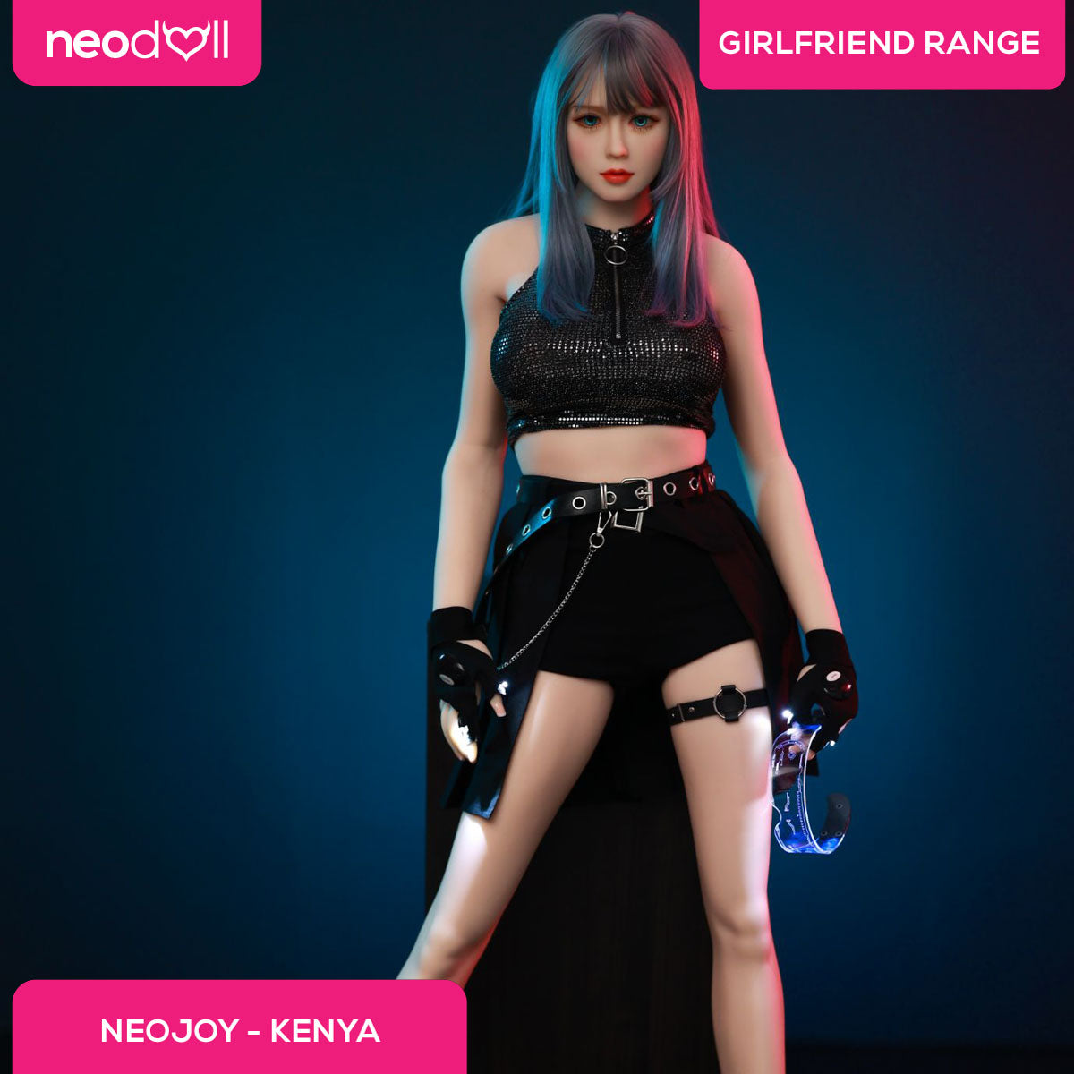 Neodoll Girlfriend Kenya - Poupée de Sexe Réaliste - 165cm - Naturel