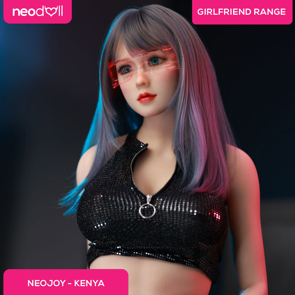 Neodoll Girlfriend Kenya - Poupée de Sexe Réaliste - 165cm - Naturel