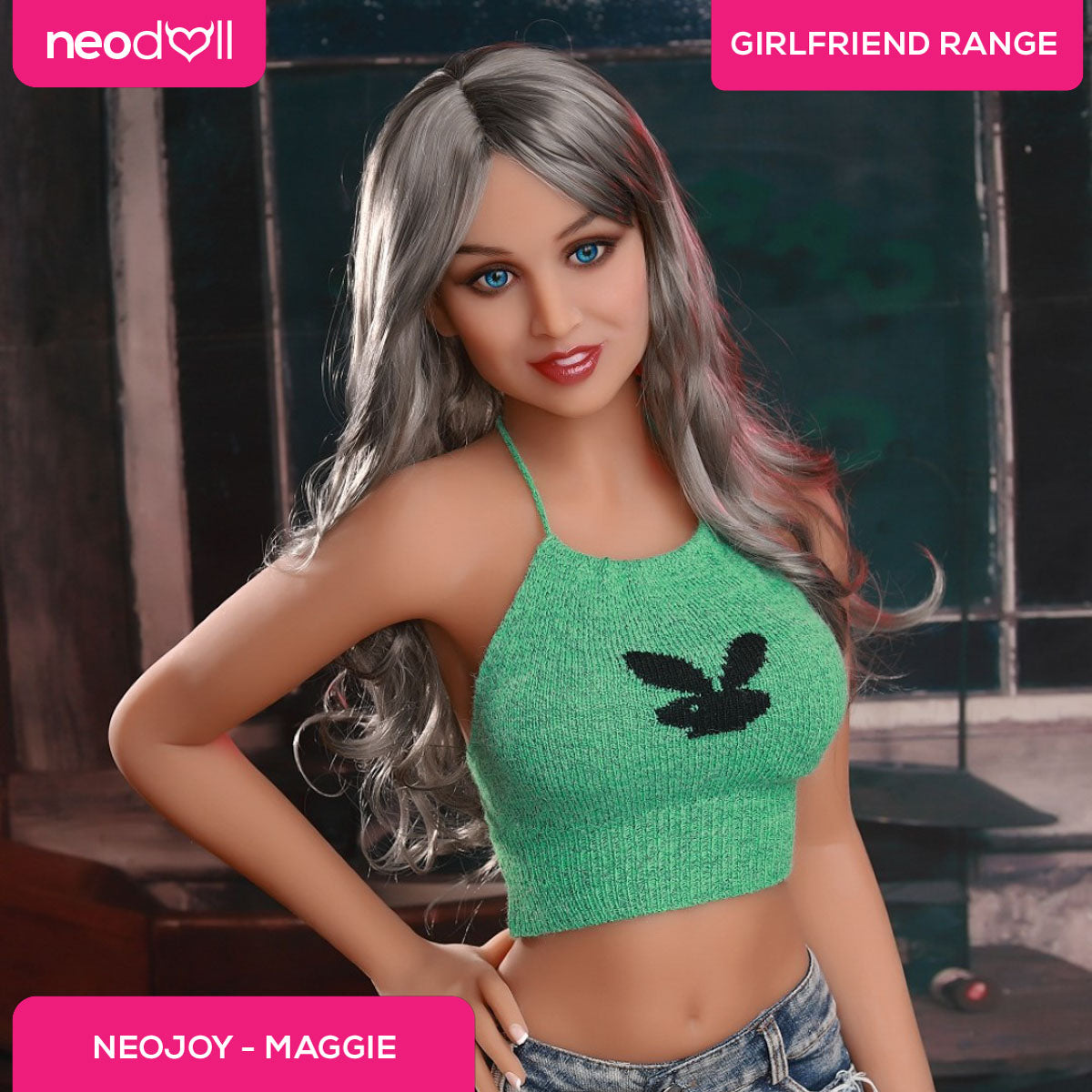Neodoll Girlfriend Maggie - Poupée de Sexe Réaliste - 166cm - Bronzer