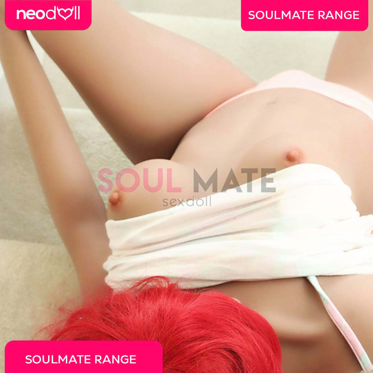 SoulMate - Ayla - Poupée de Sexe Réaliste - 157cm - Brun Clair