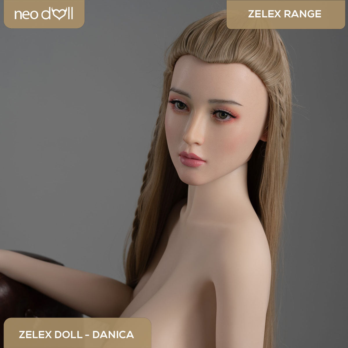 Zelex Doll - Danica - Poupée de Sexe Hybride en TPE Silicone - 155cm - Naturel