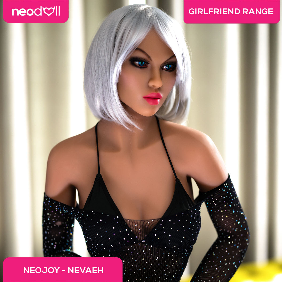 Neodoll Girlfriend Nevaeh - Poupée de Sexe Réaliste - 157cm - Bronzer