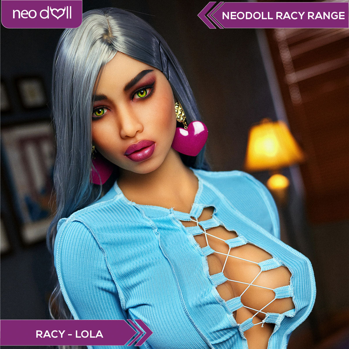 Neodoll Racy Lola - Poupée de Sexe Réaliste - 164cm Plus - Bronzer