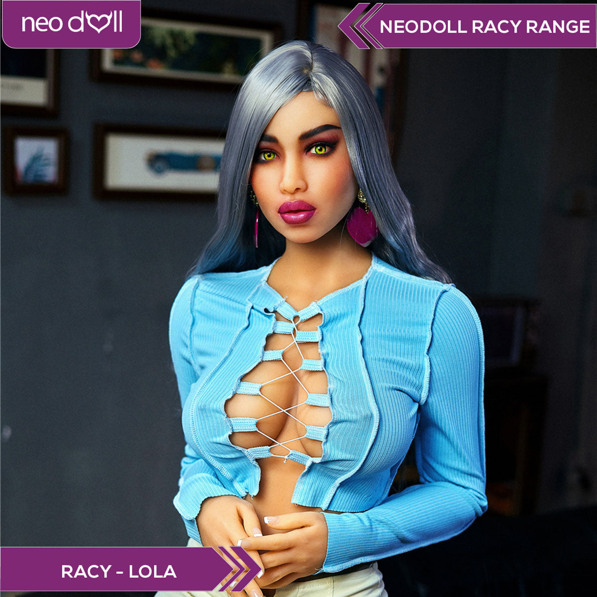 Neodoll Racy Lola - Poupée de Sexe Réaliste - 164cm Plus - Bronzer