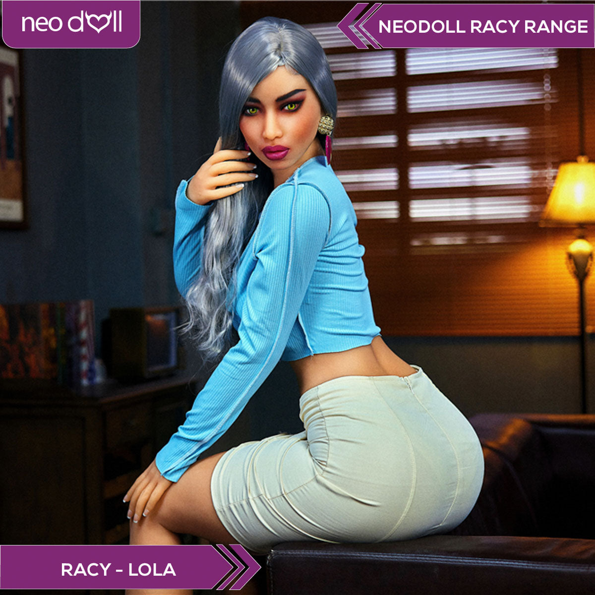 Neodoll Racy Lola - Poupée de Sexe Réaliste - 164cm Plus - Bronzer