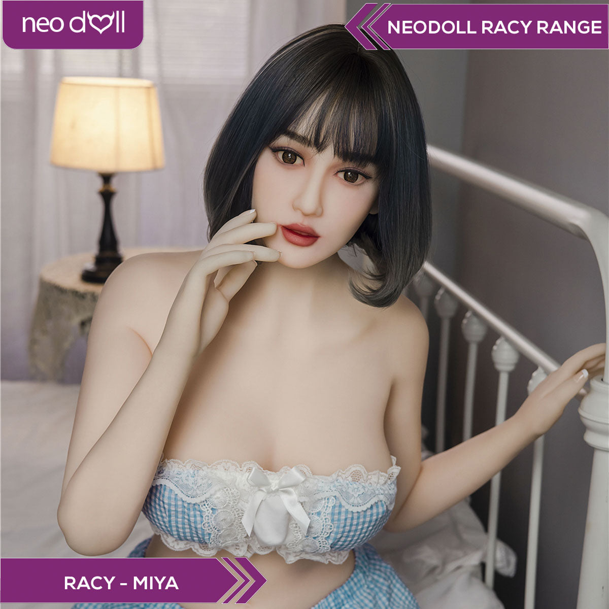 Neodoll Racy Miya - Poupée de Sexe Réaliste - 159cm - Blanche
