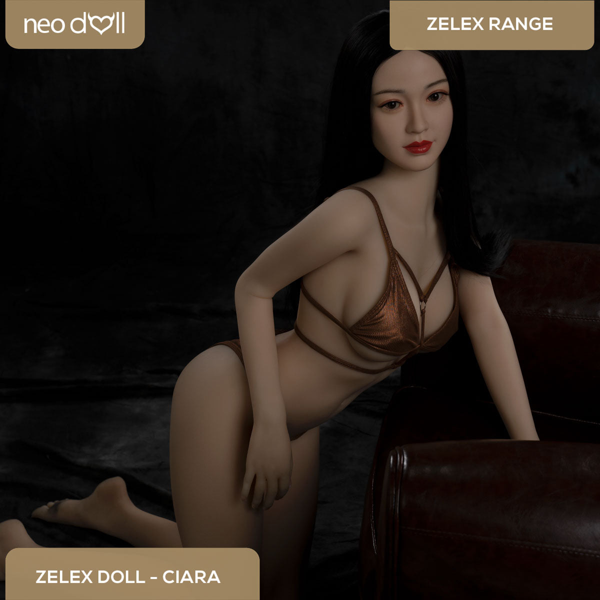 Zelex Doll - Ciara - Poupée de Sexe Hybride en TPE Silicone - 160cm - Gel Sein - Naturel