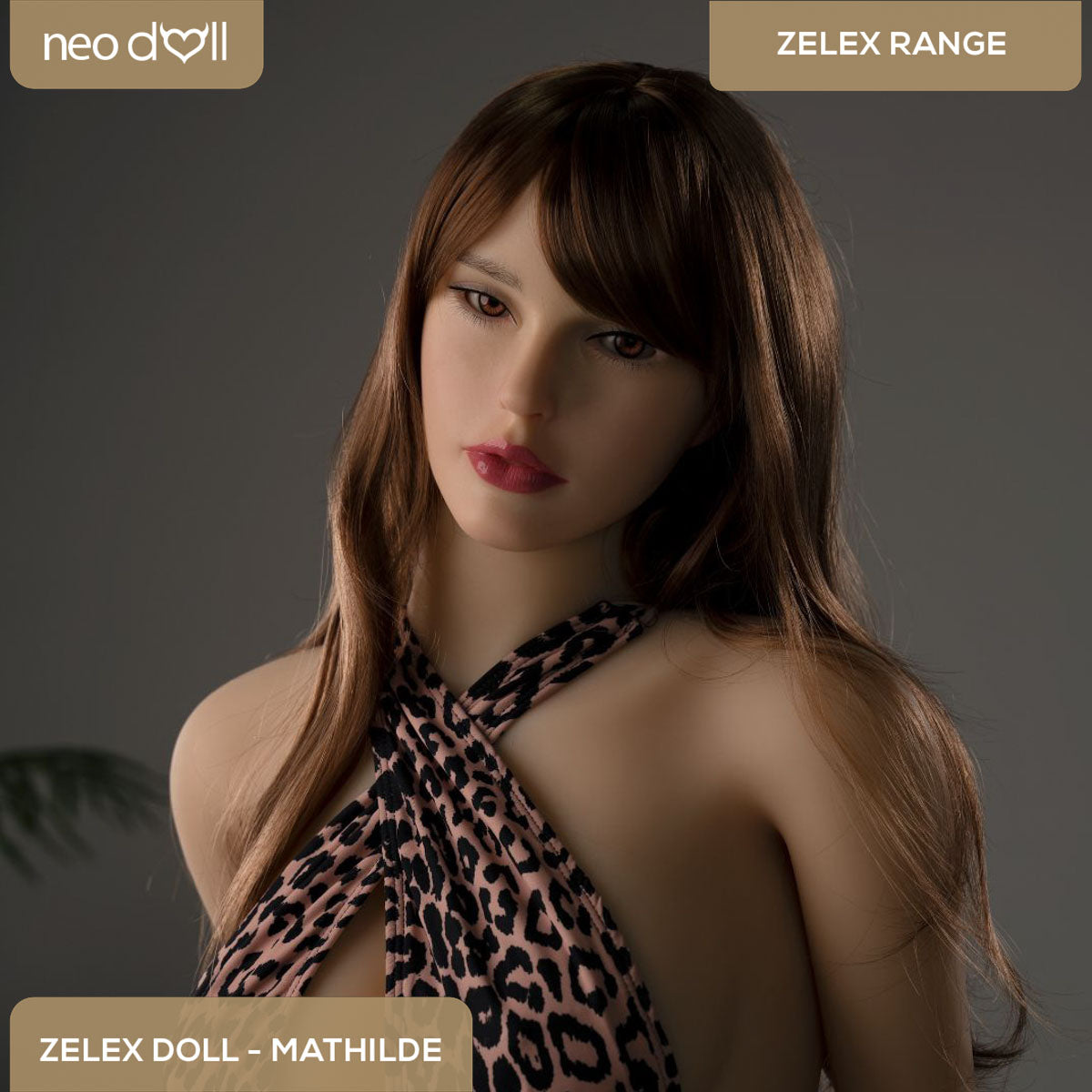 Zelex Doll - Mathilde - Poupée de Sexe Hybride en TPE Silicone - 160cm - Gel Sein - Naturel