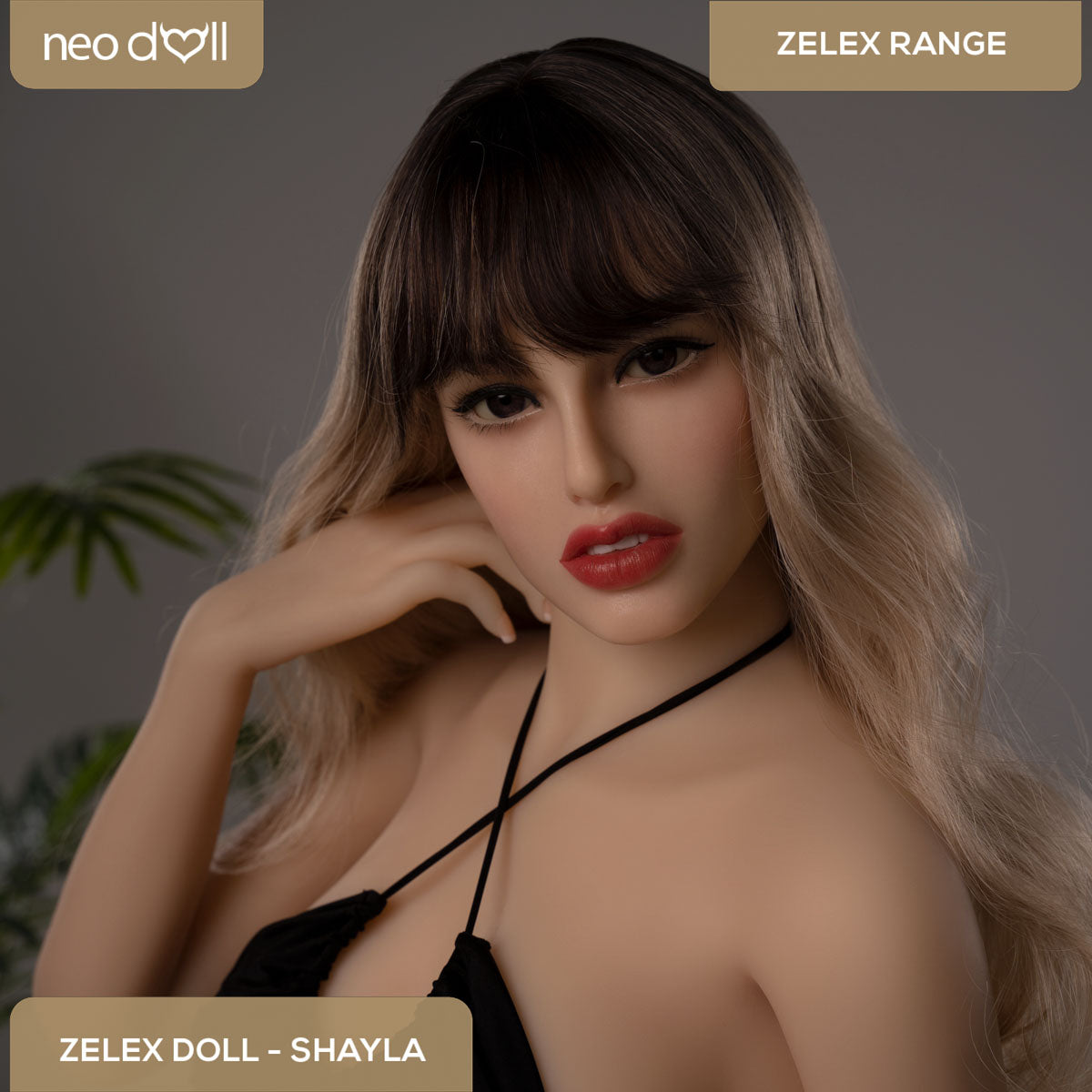 Zelex Doll - Shayla - Poupée de Sexe Hybride en TPE Silicone - 160cm - Gel Sein - Naturel