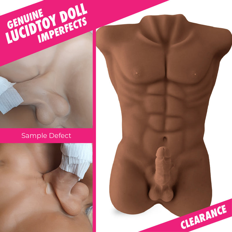 RF640 - Déstockage - Neojoy - King Fighter Poupée sexuelle masculine (Brun) 11.8KG video