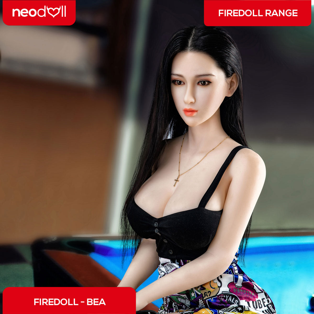 Fire Doll - Bea - Poupée de Sexe Hybride en TPE Silicone - 168cm - Naturel