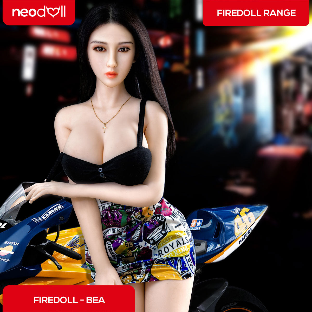 Fire Doll - Bea - Poupée de Sexe Hybride en TPE Silicone - 168cm - Naturel