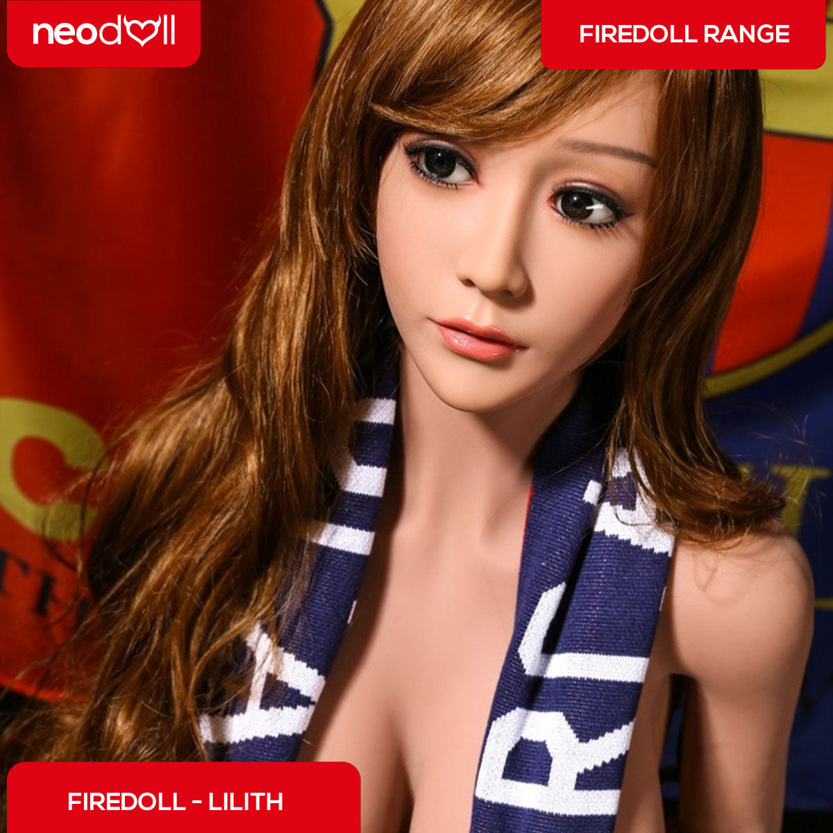 Fire Doll - Lilith - Poupée de Sexe Réaliste - 158cm - Gel Sein - Bronzage Léger