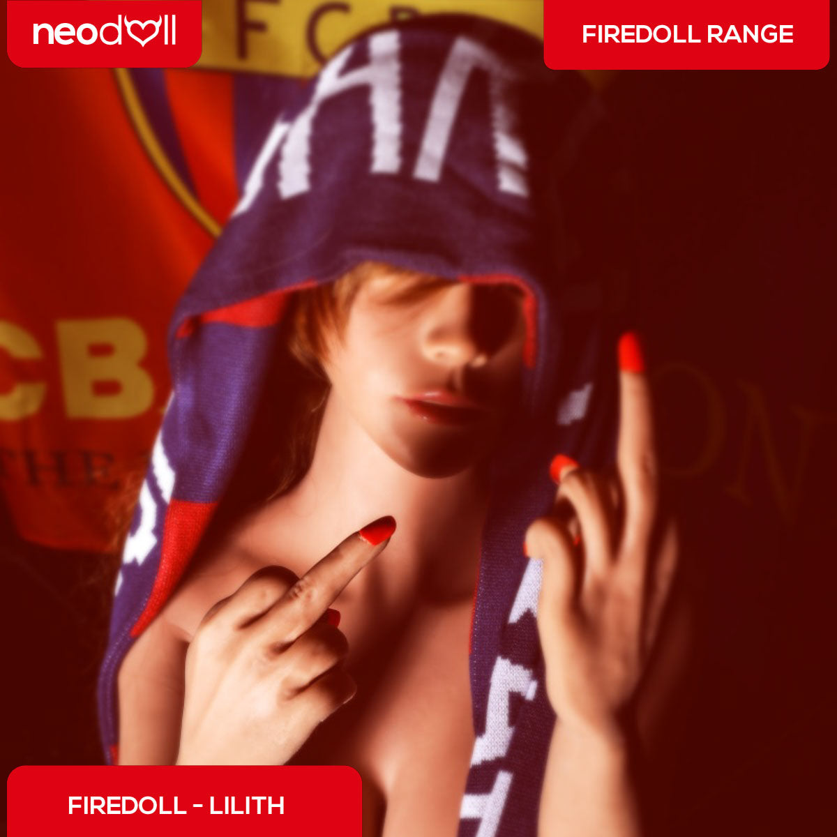 Fire Doll - Lilith - Poupée de Sexe Réaliste - 158cm - Gel Sein - Bronzage Léger
