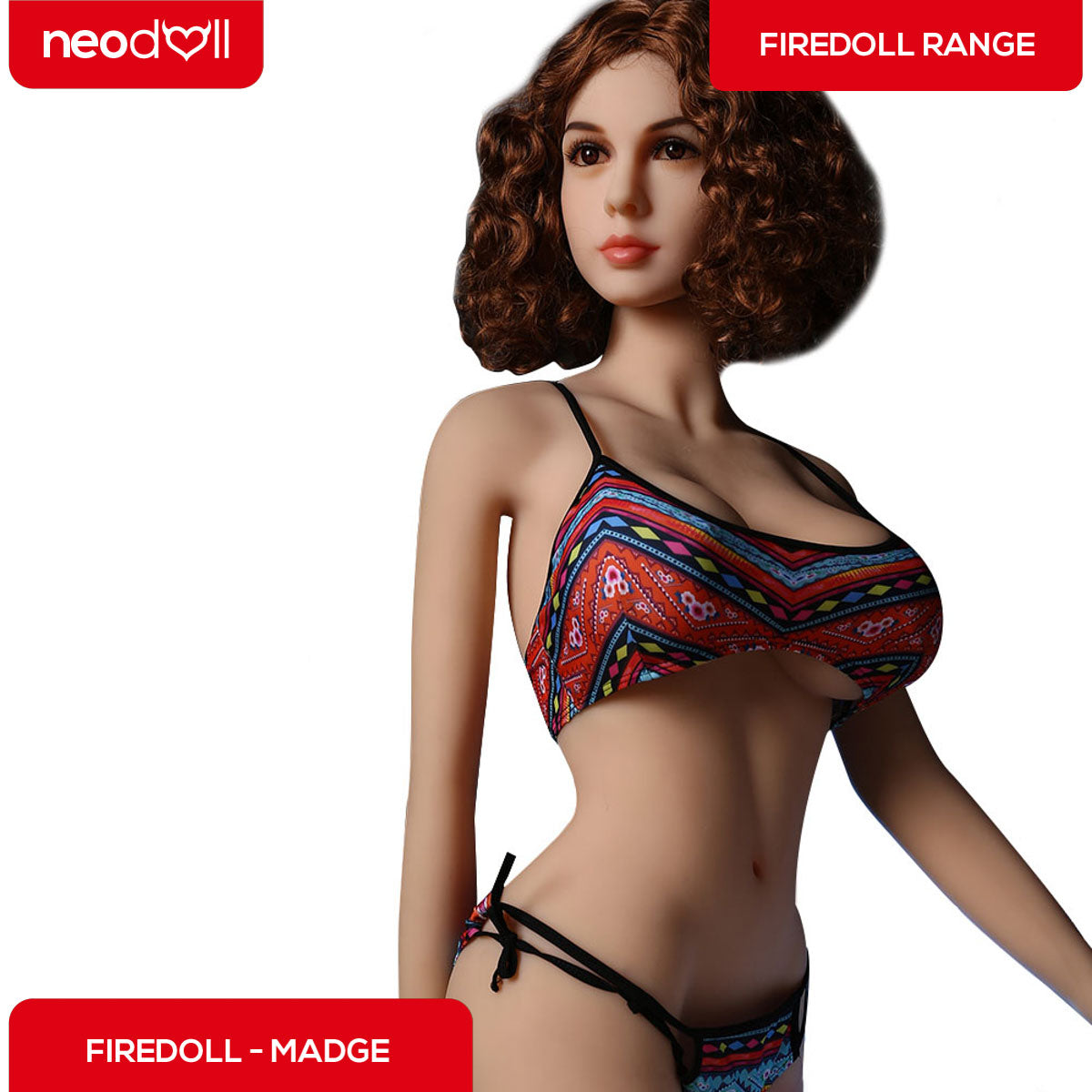 Fire Doll - Madge - Poupée de Sexe Réaliste - 158cm - Gel Sein - Bronzage Léger