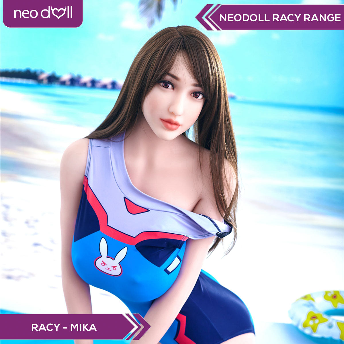 Neodoll Racy Mika - Poupée de Sexe Réaliste - 163cm Plus - Naturel