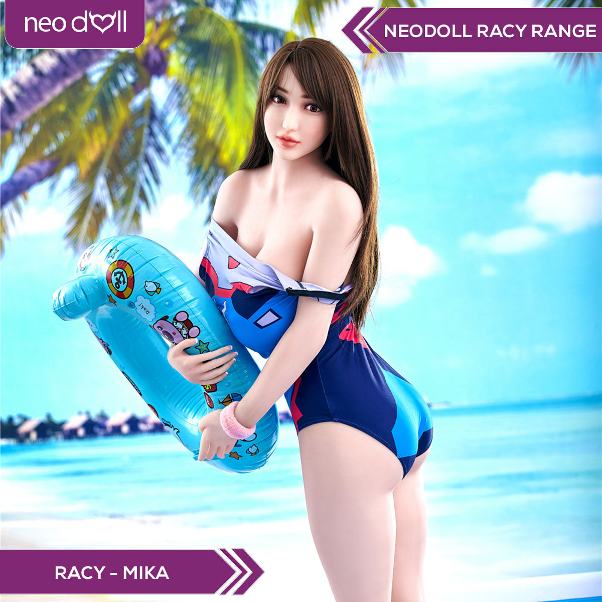 Neodoll Racy Mika - Poupée de Sexe Réaliste - 163cm Plus - Naturel