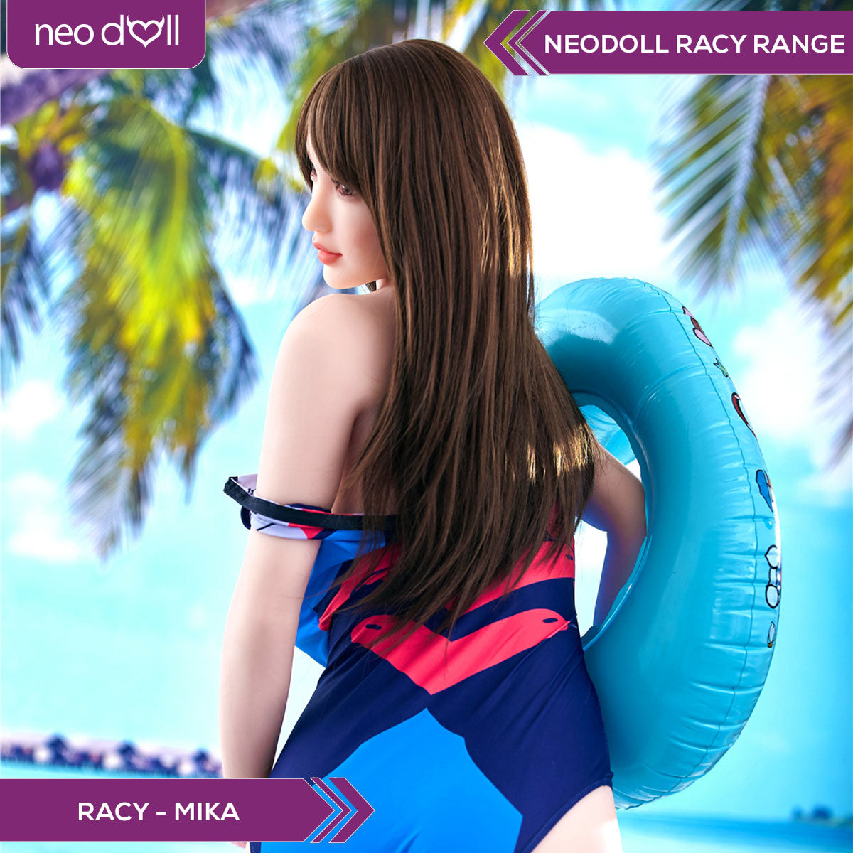 Neodoll Racy Mika - Poupée de Sexe Réaliste - 163cm Plus - Naturel