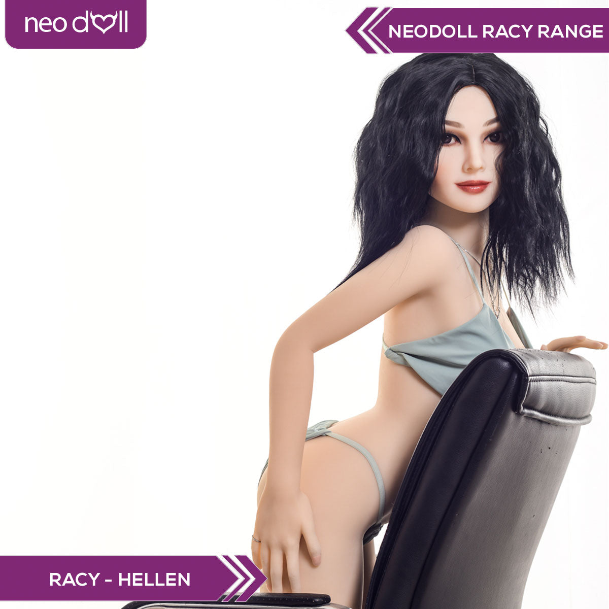 Neodoll Racy Hellen - Poupée de Sexe Réaliste - 155cm - Blanche