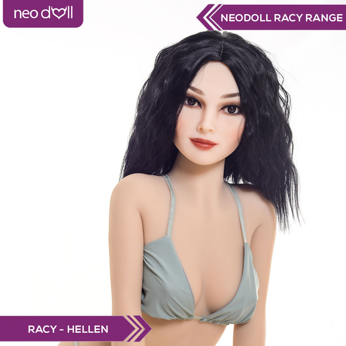 Neodoll Racy Hellen - Poupée de Sexe Réaliste - 155cm - Blanche