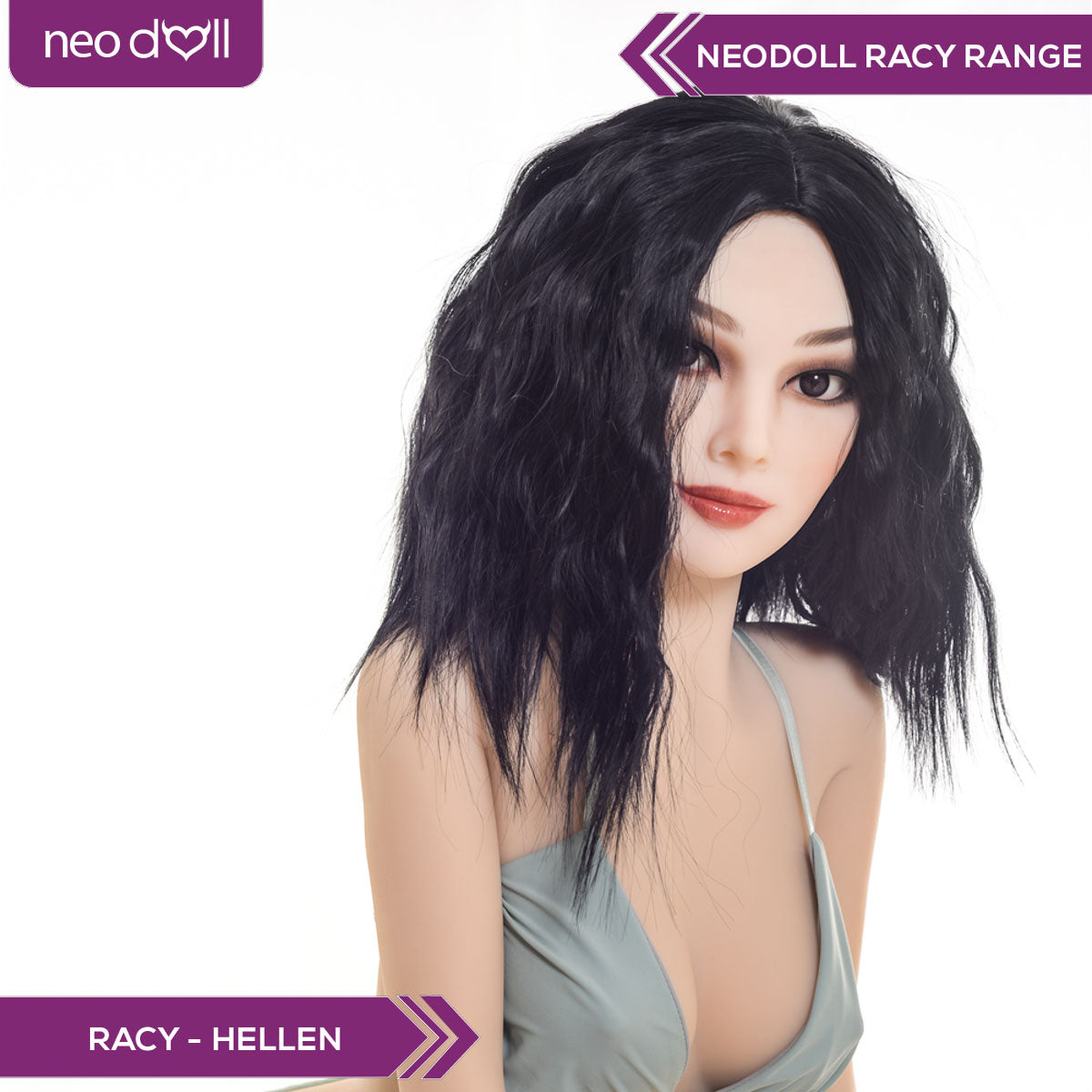 Neodoll Racy Hellen - Poupée de Sexe Réaliste - 155cm - Blanche