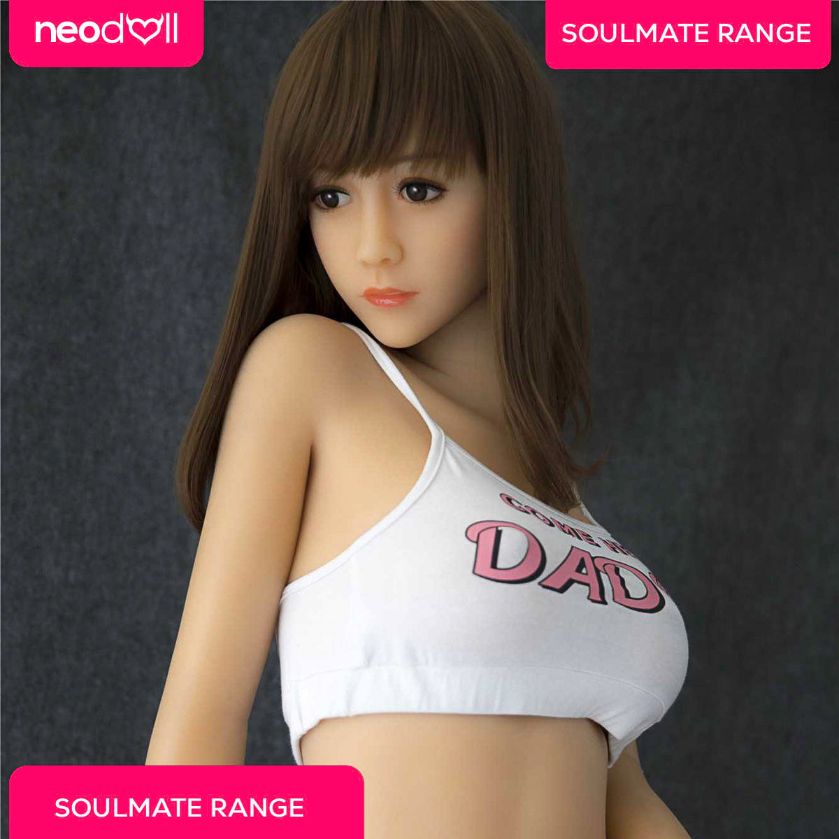 SoulMate - Eva - Poupée de Sexe Réaliste - 163cm - Brun Clair