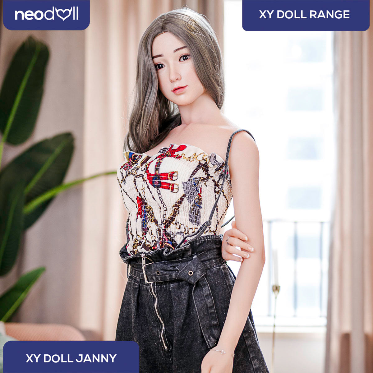 XYDoll - Janny - Poupée de Sexe Hybride en TPE Silicone - 168cm - Naturel