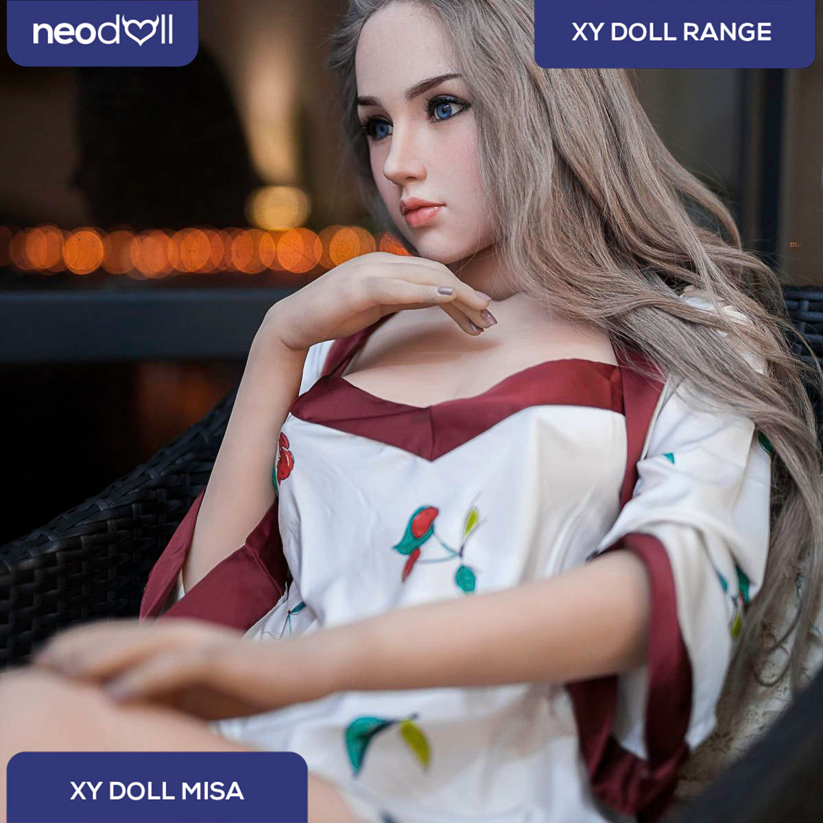 XYDoll - Misa - Poupée de Sexe Hybride en TPE Silicone - 170cm - Cheveux Implémentés - Gel Sein - Naturel