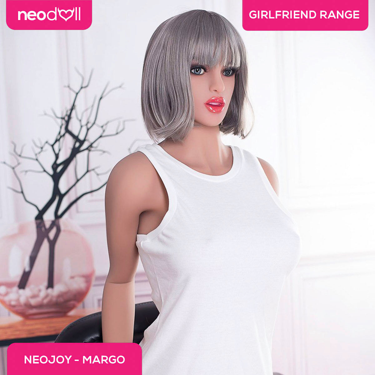 Neodoll Girlfriend - Margo - Poupée de Sexe Réaliste - 165cm - Bronzer