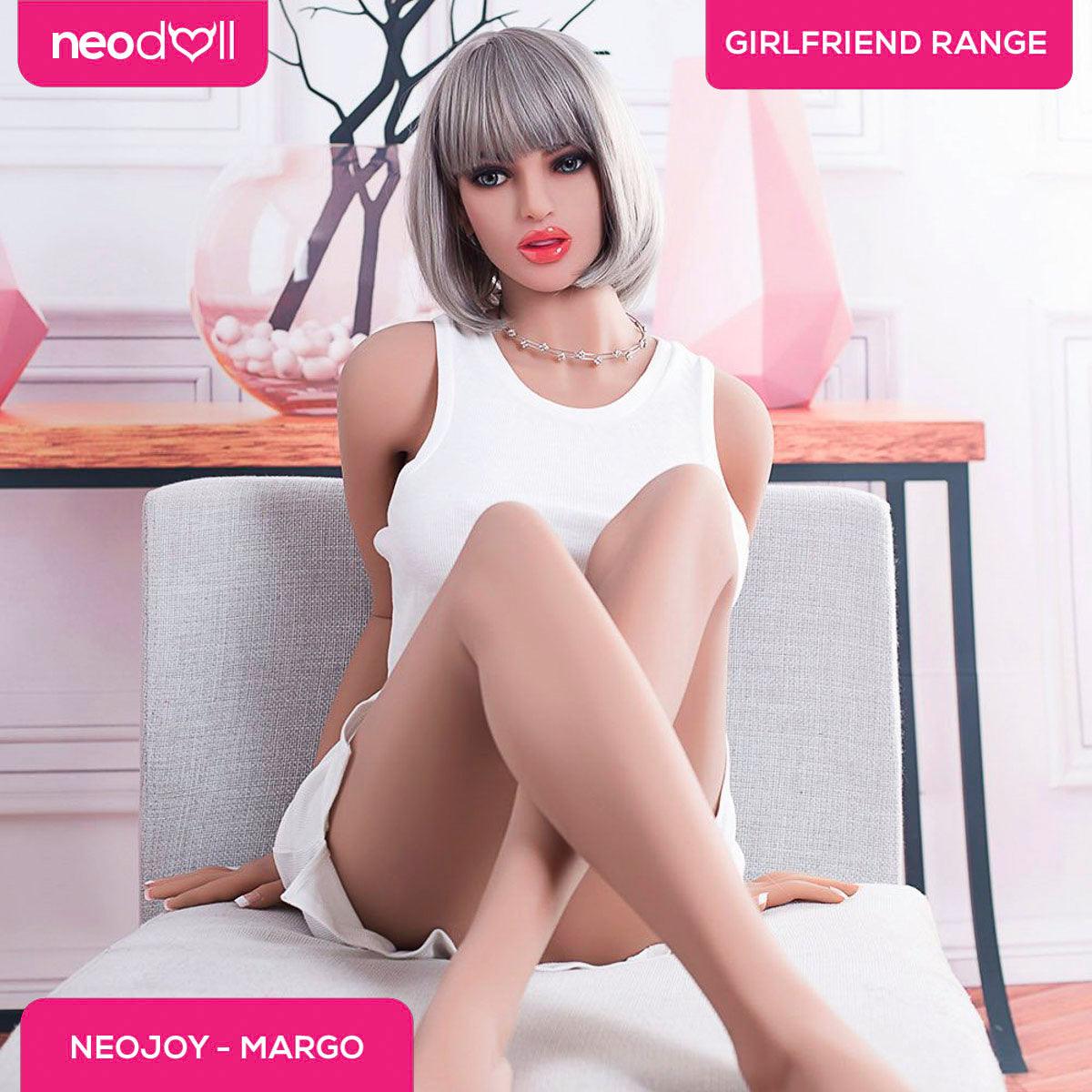 Neodoll Girlfriend - Margo - Poupée de Sexe Réaliste - 165cm - Bronzer