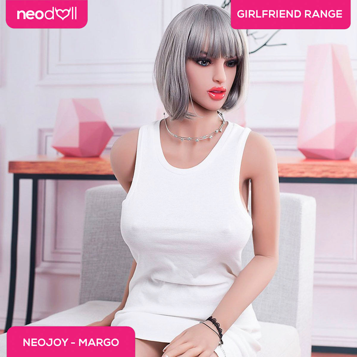 Neodoll Girlfriend - Margo - Poupée de Sexe Réaliste - 165cm - Bronzer