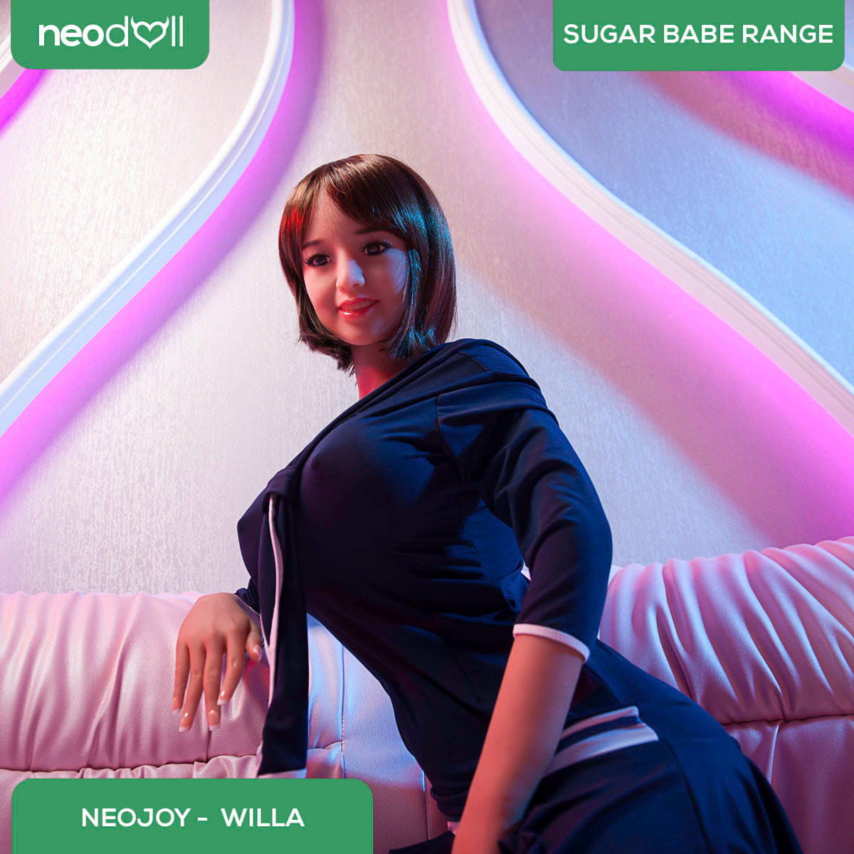 Neodoll Sugar Babe - Willa - Poupée de Sexe Réaliste - 170cm - Gel Sein - Du blé