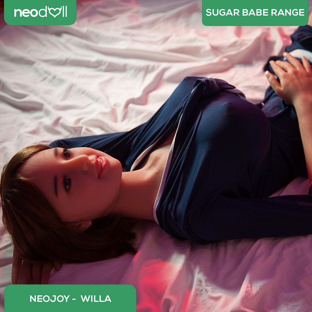 Neodoll Sugar Babe - Willa - Poupée de Sexe Réaliste - 170cm - Gel Sein - Du blé