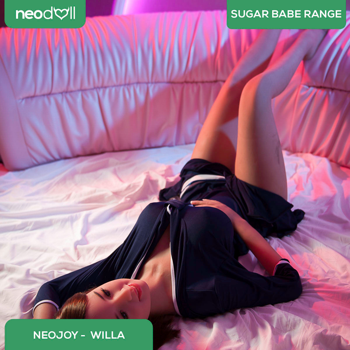Neodoll Sugar Babe - Willa - Poupée de Sexe Réaliste - 170cm - Gel Sein - Du blé