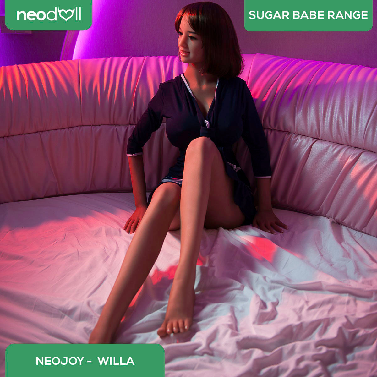 Neodoll Sugar Babe - Willa - Poupée de Sexe Réaliste - 170cm - Gel Sein - Du blé