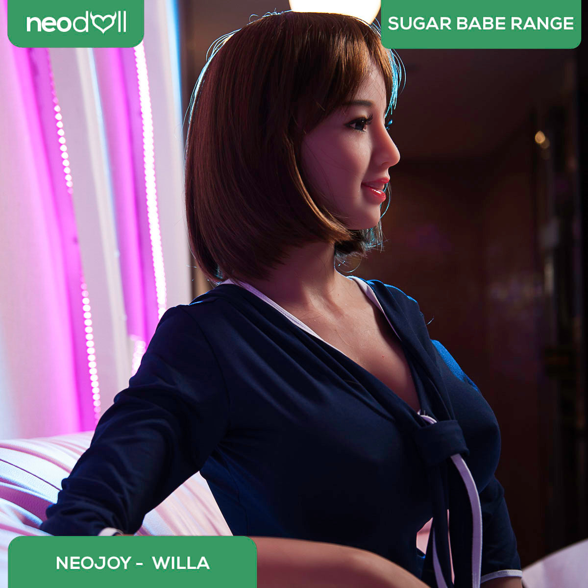 Neodoll Sugar Babe - Willa - Poupée de Sexe Réaliste - 170cm - Gel Sein - Du blé